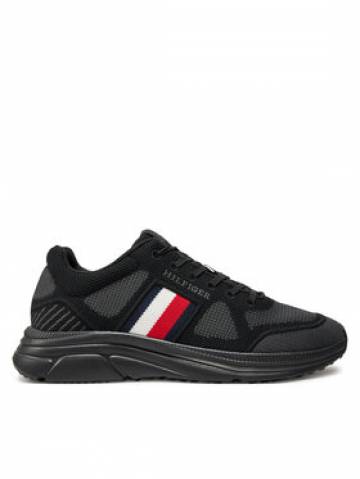 Tommy Hilfiger Снікерcи Modern Runner Knit Evo Ess FM0FM05245 Чорний Tommy Hilfiger Снікерcи Modern Runner Knit Evo Ess FM0FM05245 Чорний