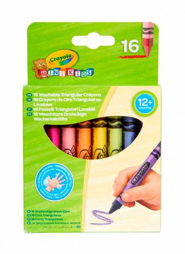 Набір воскової крейди Crayola Mini Kids 16 шт (52-016T) Набір воскової крейди Crayola Mini Kids 16 шт (52-016T)