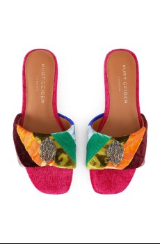 Кожаные шлепанцы Kurt Geiger London Kensington Flat Sandal