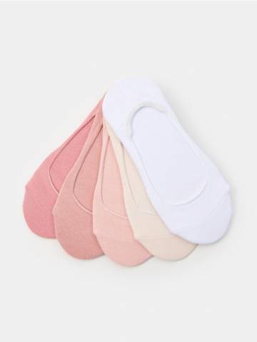 Короткі шкарпетки, 5 пар - пастельний рожевий Короткі шкарпетки, 5 пар - пастельний рожевий