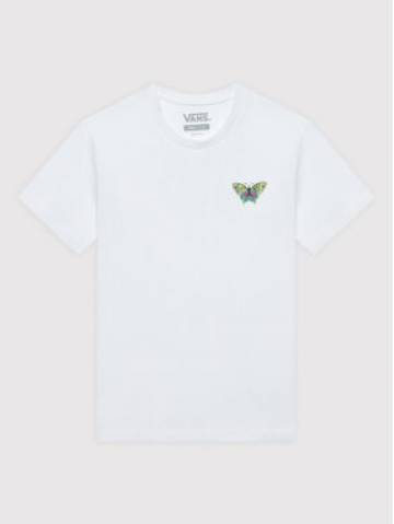 Vans Футболка Fly Butter Crew VN0A5LEN Білий Regular Fit Vans Футболка Fly Butter Crew VN0A5LEN Білий Regular Fit