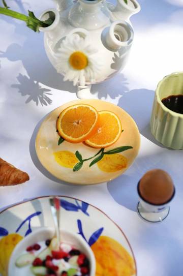 Набор тарелок &k amsterdam Lemon Full Colour 4 шт