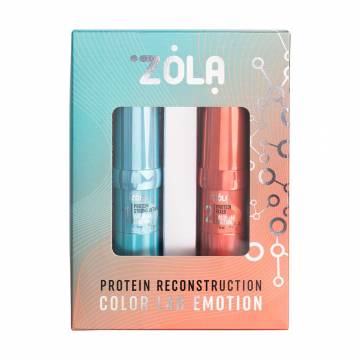 Набор средств для ламинирования бровей и ресниц Zola Protein Reconstruction System Color Lab Emotion, 2*10 мл Набор средств для ламинирования бровей и ресниц Zola Protein Reconstruction System Color Lab Emotion, 2*10 мл