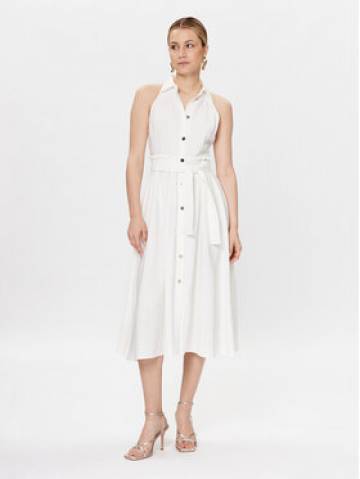 Liu Jo Сукня-сорочка CA3348 T2508 Écru Regular Fit Liu Jo Сукня-сорочка CA3348 T2508 Écru Regular Fit