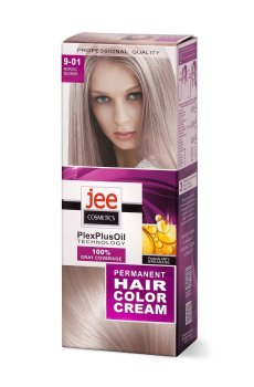 Уценка! Стойкая крем-краска для волос Jee Cosmetics Permanent Hair Color Cream 9-01 Нордический блонд, 115 мл