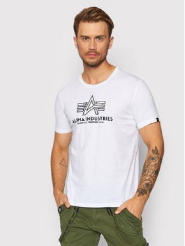 Alpha Industries Футболка Basic 118505 Білий Regular Fit Alpha Industries Футболка Basic 118505 Білий Regular Fit