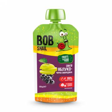 Смузи Bob Snail Яблоко-черная смородина, 120 г Смузи Bob Snail Яблоко-черная смородина, 120 г