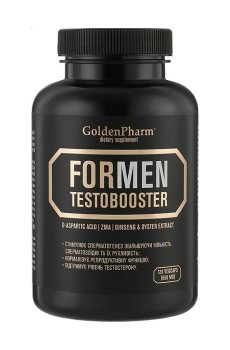 Мужской комплекс Golden Pharm Testobooster for Men, 120 вегетарианских капсул