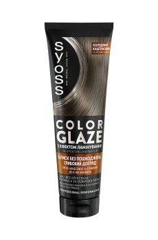 Тонирующий бальзам для волос SYOSS Color Glaze с эффектом ламинирования, Cold Chestnut, 130 мл