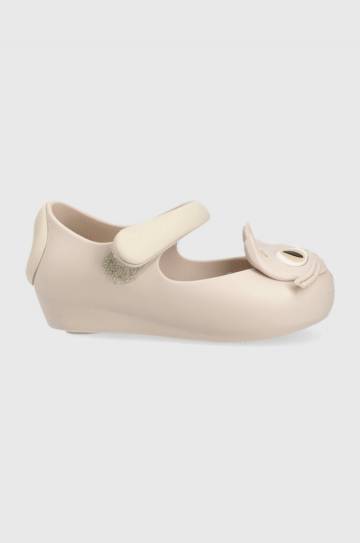 Детские балетки Melissa ULTRAGIRL II SP цвет бежевый Детские балетки Melissa ULTRAGIRL II SP цвет бежевый