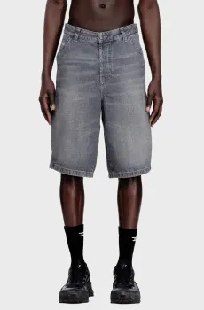 Мужские серые джинсовые шорты D-LIVERY-W-SHORT Серый 33 Diesel A19270 09N83