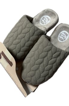 Женские комнатные тапочки Gemelli Колосок 2, закрытые, серые, размер 38