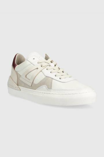 Кожаные кроссовки Tommy Hilfiger TH LAB COURT SNEAKER цвет белый FM0FM04267 Кожаные кроссовки Tommy Hilfiger TH LAB COURT SNEAKER цвет белый FM0FM04267