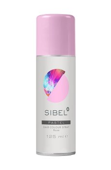 Цветной спрей для волос Sibel Hair Colour Spray Pastel, Rose, 125 мл