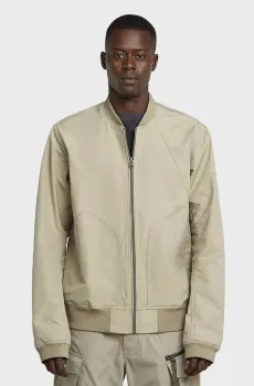 Мужской бежевый бомбер Unpadded Бежевый M G-Star RAW D26127,D908