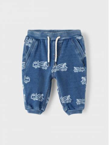 NAME IT Штани з тканини 13213997 Голубий Baggy Fit