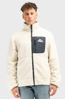 Мужская белая куртка LARTINGTON Белый S Lonsdale 117631