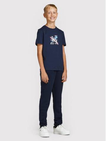 Jack&Jones Junior Спортивні штани Logo 12213086 Cиній Regular Fit Jack&Jones Junior Спортивні штани Logo 12213086 Cиній Regular Fit