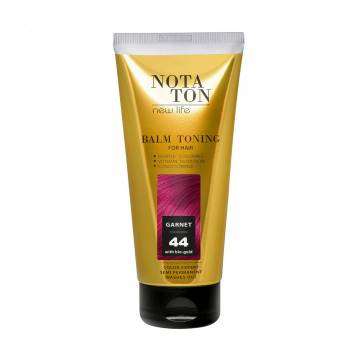 Тонирующий бальзам для волос Notaton New Life Balm Toning с био-золотом, 44 Гранат, 150 мл Тонирующий бальзам для волос Notaton New Life Balm Toning с био-золотом, 44 Гранат, 150 мл