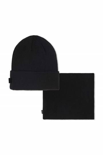 Детская шапка и снуд Karl Lagerfeld цвет чёрный Z30326