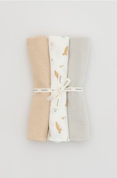 Reserved - Муслінові пелюшки 3 шт. - різнобарвний - 528HG-MLC