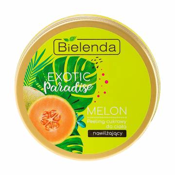 Уценка! Увлажняющий сахарный скраб для тела Bielenda Exotic Paradise Moisturising Body Scrub Melon, 350 г