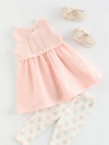 Reserved - BABIES` DRESS - пастельний рожевий - 902CY-03X Reserved - BABIES` DRESS - пастельний рожевий - 902CY-03X