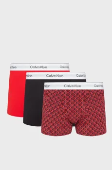 Мужские боксеры (3 шт) RELAXED FIT TRUNK Разноцветный M Calvin Klein LV00NB4566