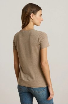 Хлопковая футболка Lauren Ralph Lauren