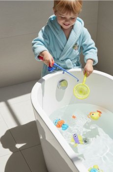 Набір для риболовлі з магнітною вудкою, 7 шт. - синій