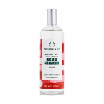 Парфюмированный спрей для тела The Body Shop Blissful Strawberry Fragrance Mist Райская клубничка, женский, 100 мл