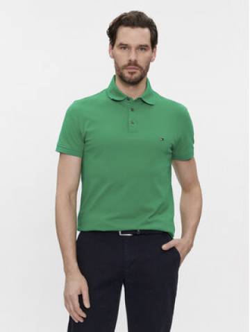 Tommy Hilfiger Поло 1985 MW0MW17771 Зелений Slim Fit Tommy Hilfiger Поло 1985 MW0MW17771 Зелений Slim Fit