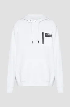 Мужское белое худи Белый L Karl Lagerfeld 531900.705085;10