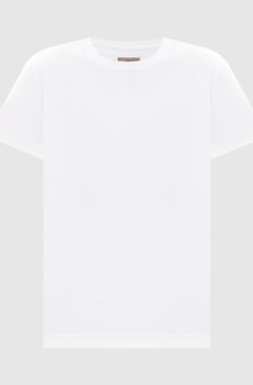 Белая футболка из хлопка