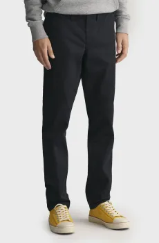 Мужские черные чиносы SLIM TWILL CHINOS Черный 34-32 Gant 1505221