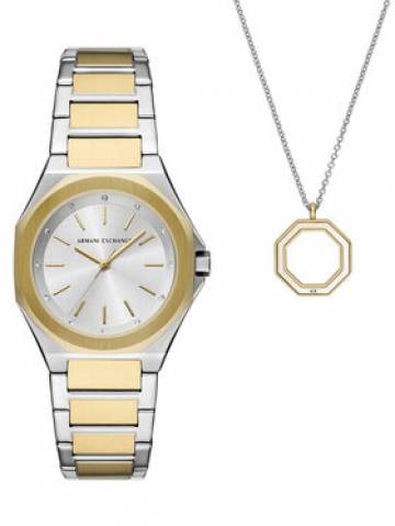 Armani Exchange Годинник AX7161SET Золотий Armani Exchange Годинник AX7161SET Золотий