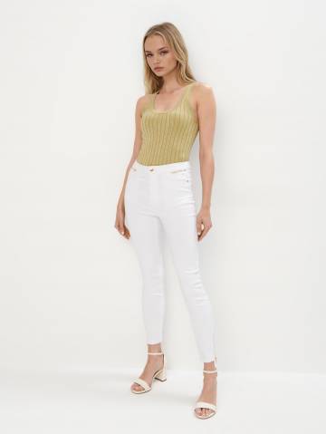 Mohito - Топ із металізованою ниткою - бірюзовий - XL