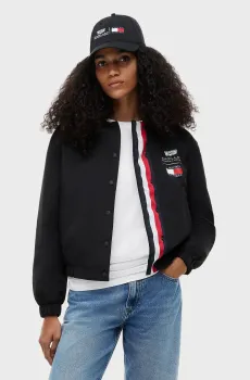 Женская черная куртка TH x Cadillac Formula 1® Team Черный M Tommy Hilfiger WW0WW52140