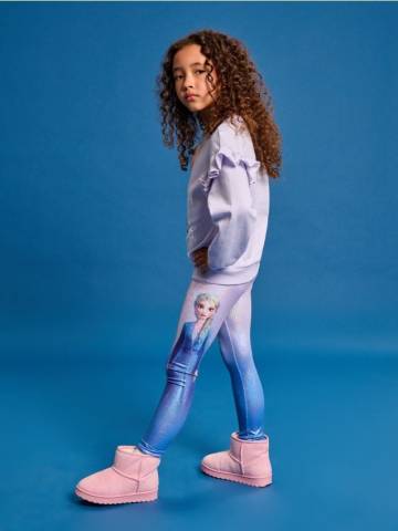 Легінси з голографічним ефектом Frozen - різнобарвний Легінси з голографічним ефектом Frozen - різнобарвний