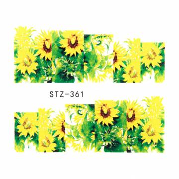 Водные наклейки для ногтей Vizavi Professional STZ-361 Водные наклейки для ногтей Vizavi Professional STZ-361
