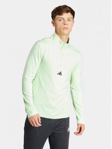 adidas Технічний світшот Workout IS3803 Зелений Slim Fit adidas Технічний світшот Workout IS3803 Зелений Slim Fit