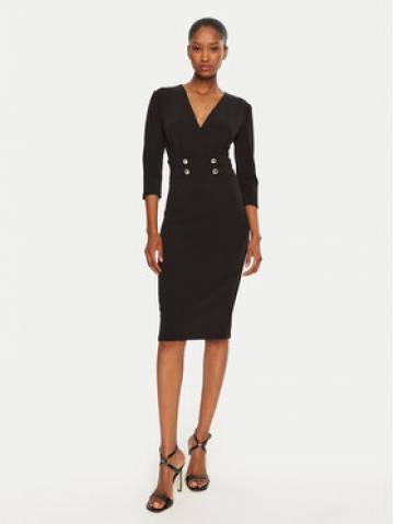 Rinascimento Коктейльна сукня CFC0119920003 Чорний Regular Fit Rinascimento Коктейльна сукня CFC0119920003 Чорний Regular Fit