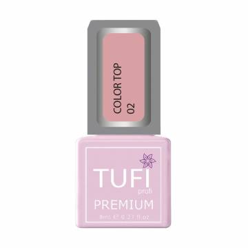 Цветной топ для ногтей Tufi profi Premium Color Top 02 Розовая дымка, 8 мл Цветной топ для ногтей Tufi profi Premium Color Top 02 Розовая дымка, 8 мл