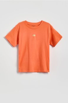 Reserved - Бавовняна футболка - червоний - 674IR-33X