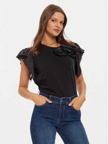 Liu Jo Блузка WF4183 J5003 Чорний Regular Fit Liu Jo Блузка WF4183 J5003 Чорний Regular Fit