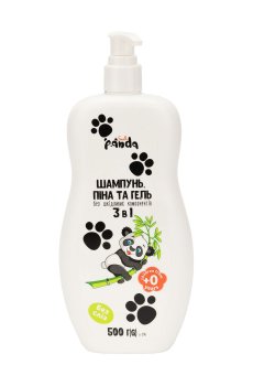 Детский шампунь, пена и гель 3 в 1 Small Panda Без слез, с рождения, 500 г
