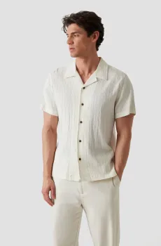 Мужская белая рубашка Белый S Guess M5GH67.WH340;G047