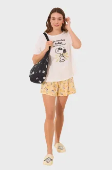 Женская пижама (футболка, шорты) Разноцветный L womensecret 3139876