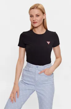 Женская черная футболка Черный XS Guess W2YI44.J1314;JBLK