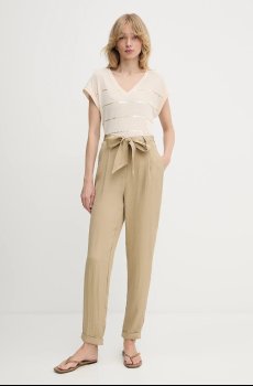 Футболка с примесью льна Morgan